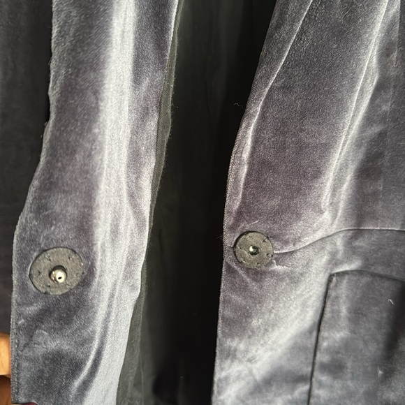 Rebecca Taylor Stretch Velvet Blazer 2 - Picture 9 of 13